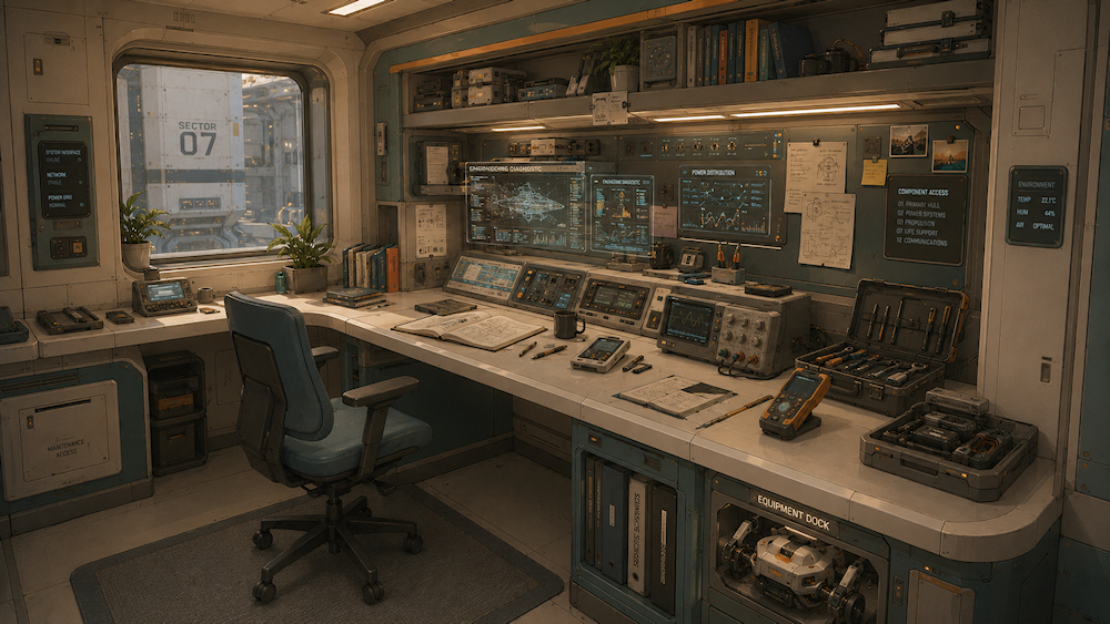 Área de trabajo exclusiva — Sector 07, nivel técnico